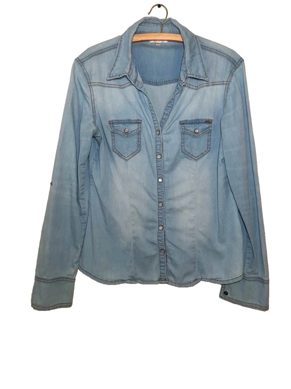 Buffalo David Bitton Light Blue Denim Shirt